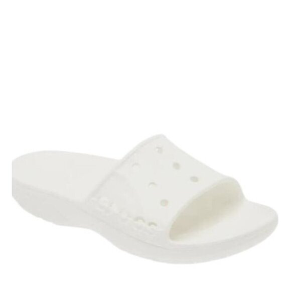 Crocs Womens White Gender Inclusive Baya II Slide Sandals Sz 8 New - Picture 1 of 9